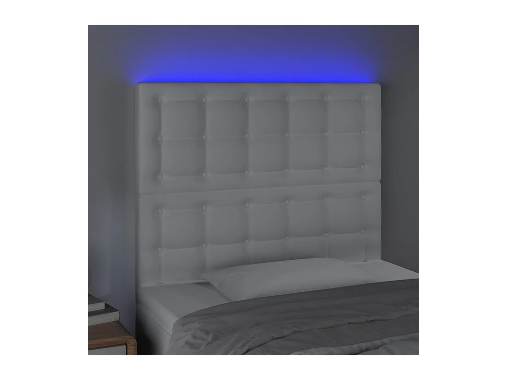 Tête de lit accessoire blanche 90 x 5 x 118 cm TDL0201920