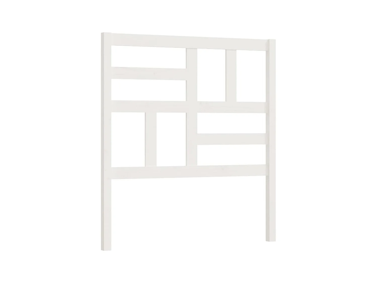 Tête de lit accessoire bois blanche 96 x 4 x 104 cm TDL0203640