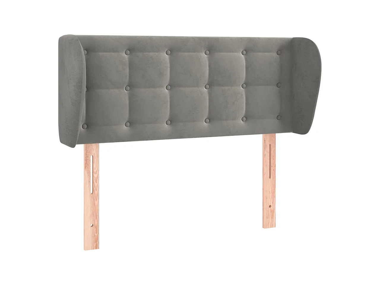 Tête de lit accessoire tissu grise 83 x 23 x 88 cm TDL0205112