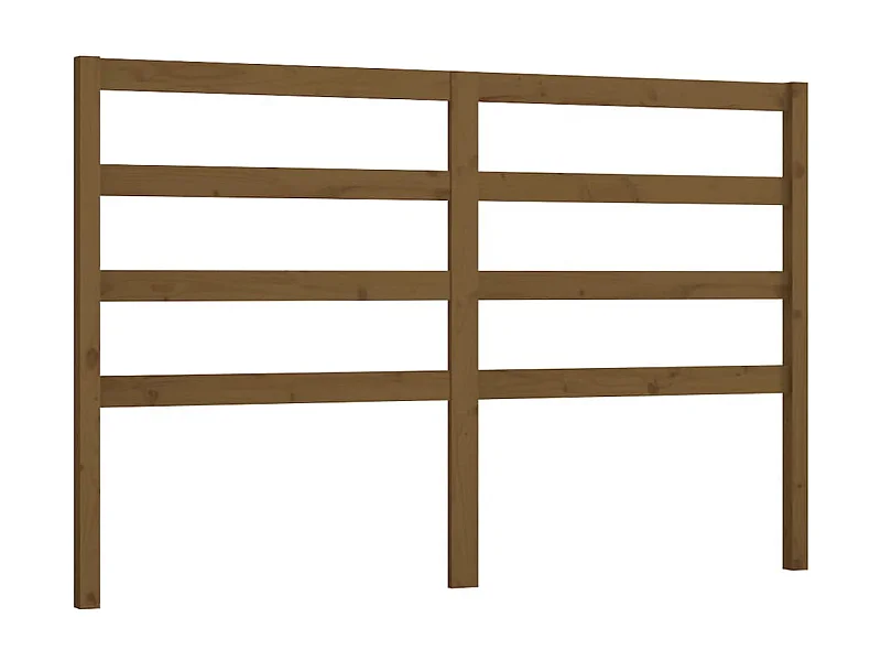 Tête de lit accessoire bois marron 126 x 4 x 100 cm TDL0203071