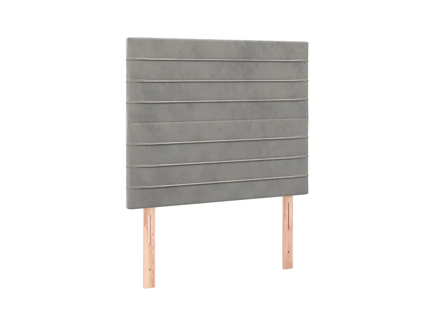 Tête de lit accessoire tissu grise 90 x 5 x 128 cm TDL0206397
