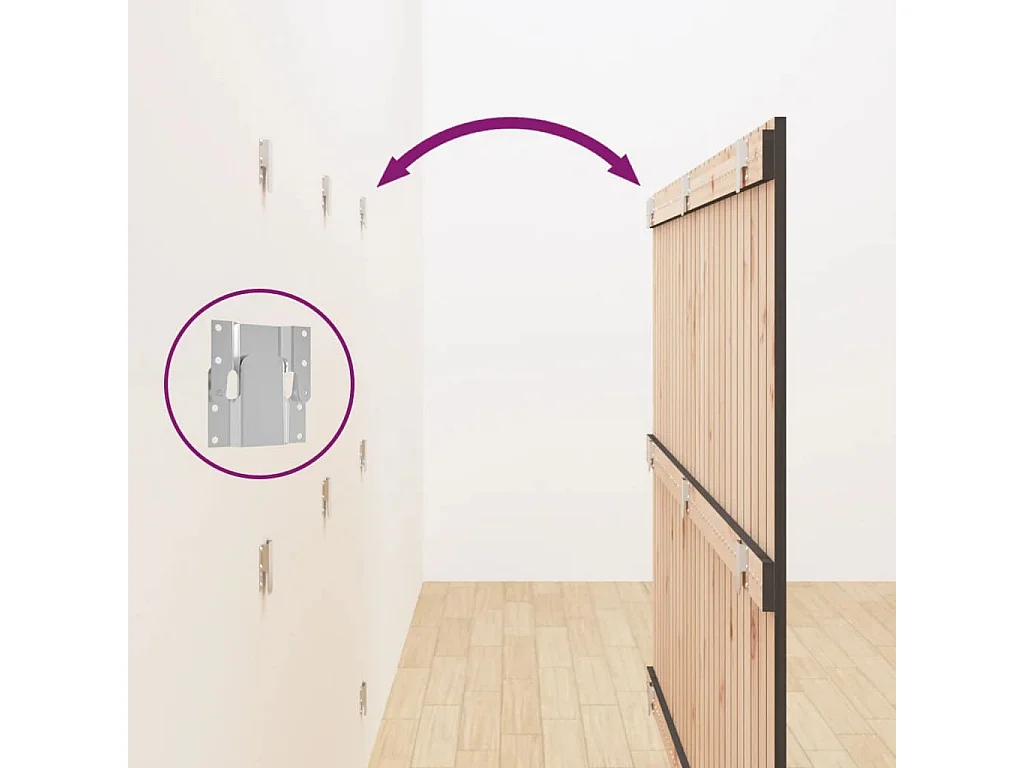 Tête de lit accessoire bois marron 166 x 3 x 110 cm TDL0202644