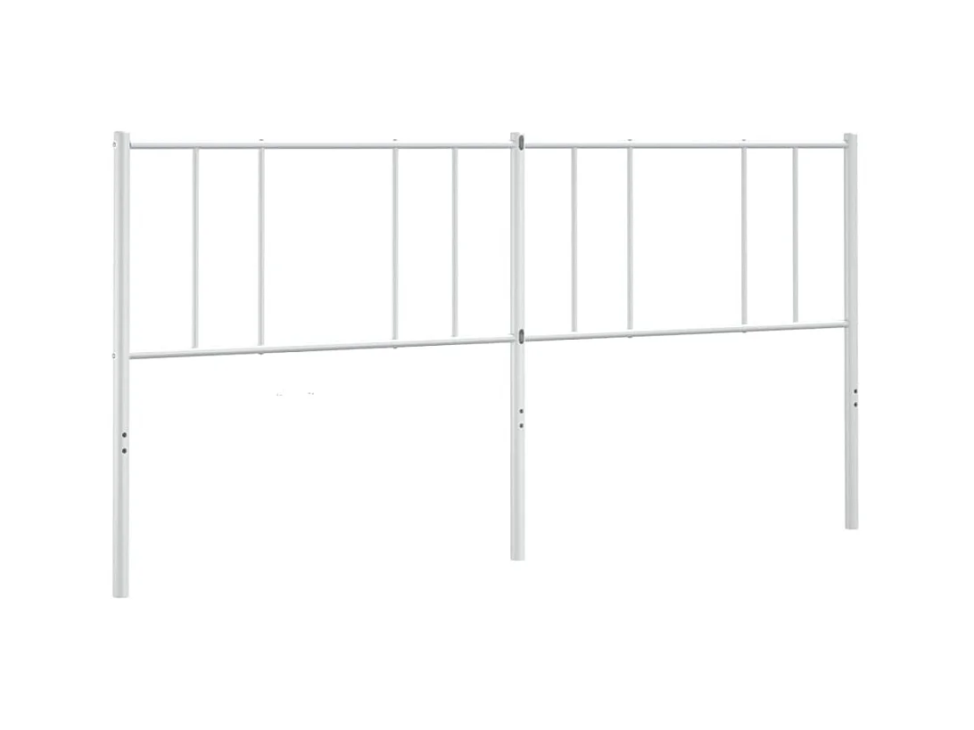 Tête de lit accessoire métal blanche 206 x 3 x 90 cm TDL0202464