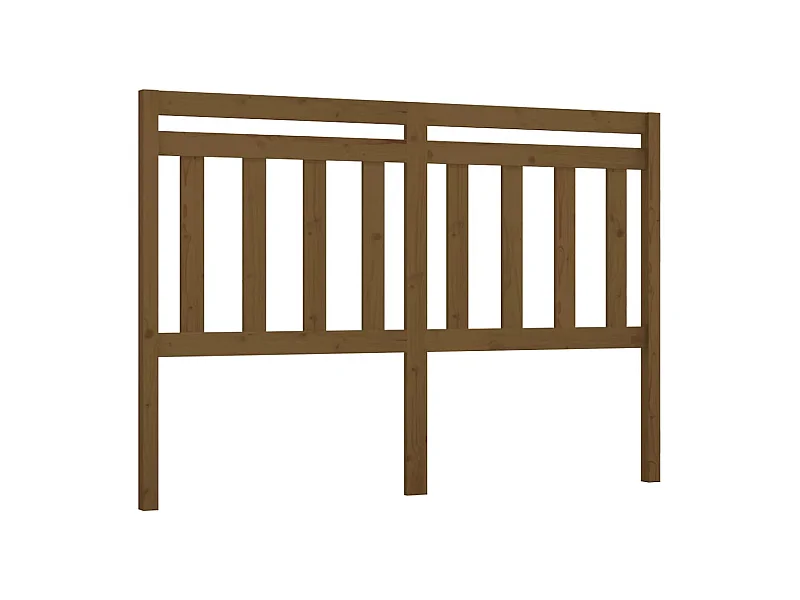 Tête de lit accessoire bois marron 146 x 4 x 100 cm TDL0202995