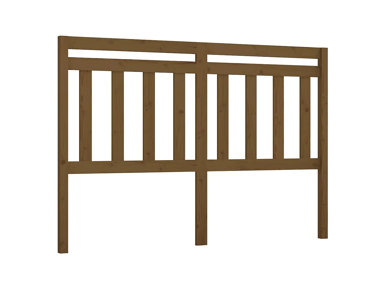 Tête de lit accessoire bois marron 146 x 4 x 100 cm TDL0202995