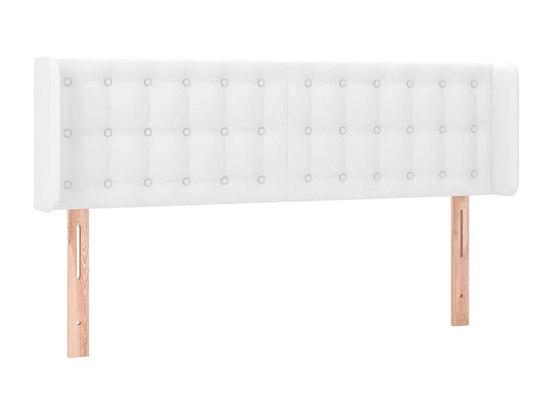 Tête de lit accessoire blanche 147 x 16 x 88 cm TDL0205793