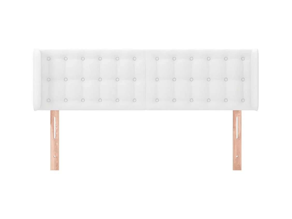 Tête de lit accessoire blanche 147 x 16 x 88 cm TDL0205793