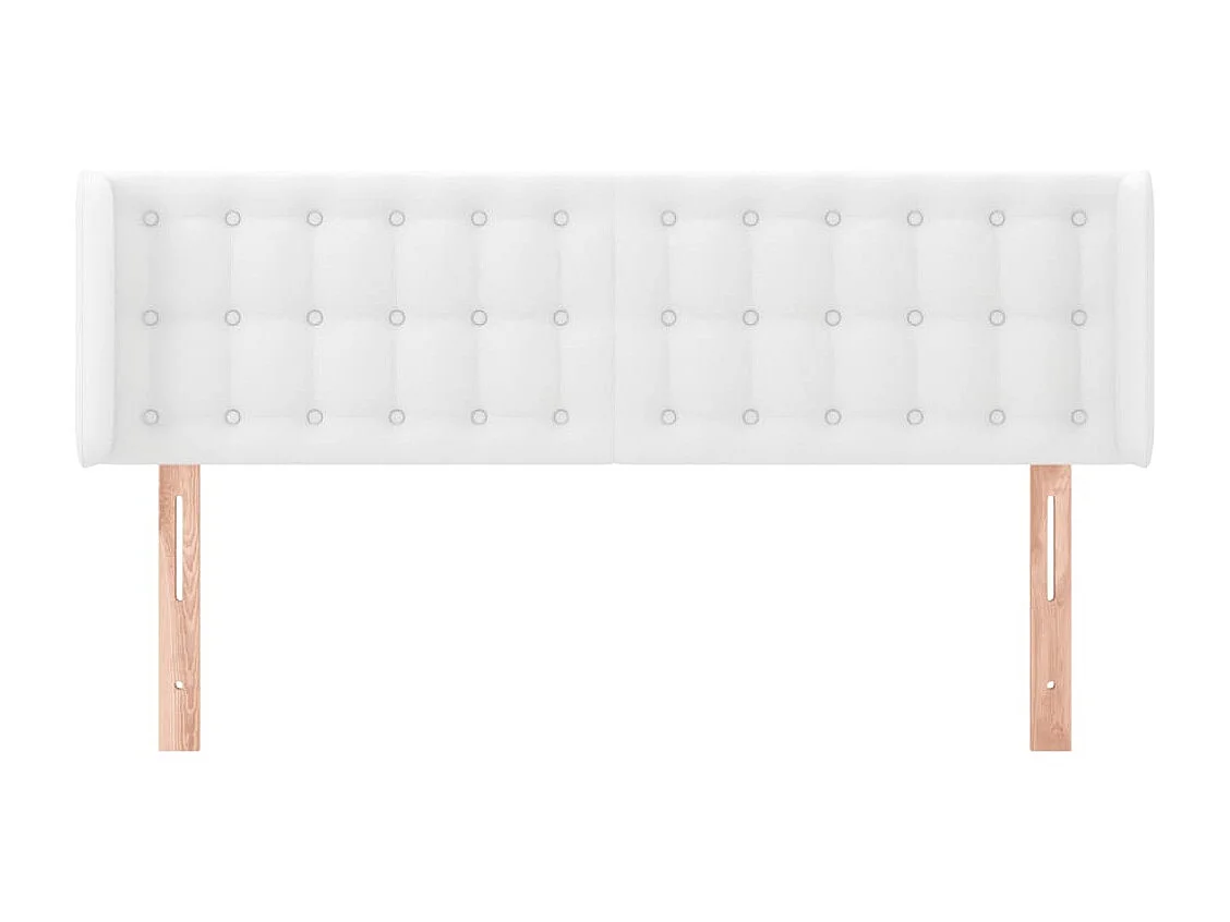 Tête de lit accessoire blanche 147 x 16 x 88 cm TDL0205793