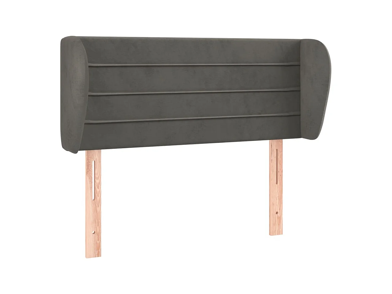 Tête de lit accessoire tissu grise 103 x 23 x 88 cm TDL0205028