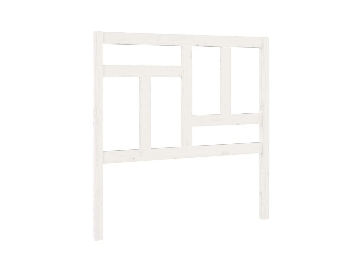 Tête de lit accessoire bois blanche 95.5 x 4 x 100 cm TDL0203663