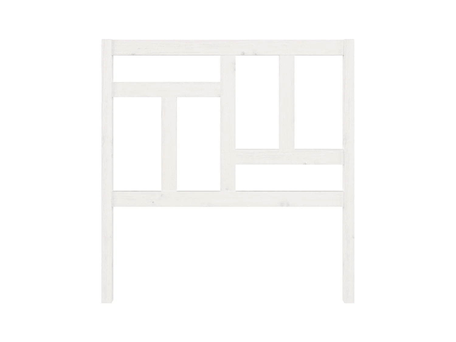 Tête de lit accessoire bois blanche 95.5 x 4 x 100 cm TDL0203663