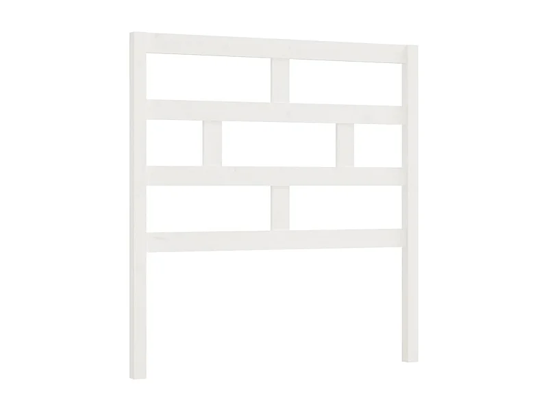 Tête de lit accessoire bois blanche 96 x 4 x 100 cm TDL0203654