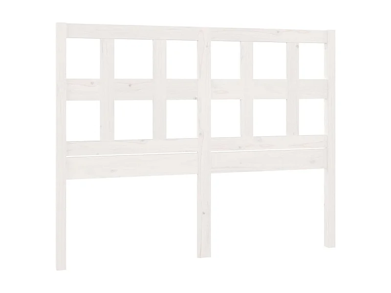 Tête de lit accessoire bois blanche 125.5 x 4 x 100 cm TDL0203926