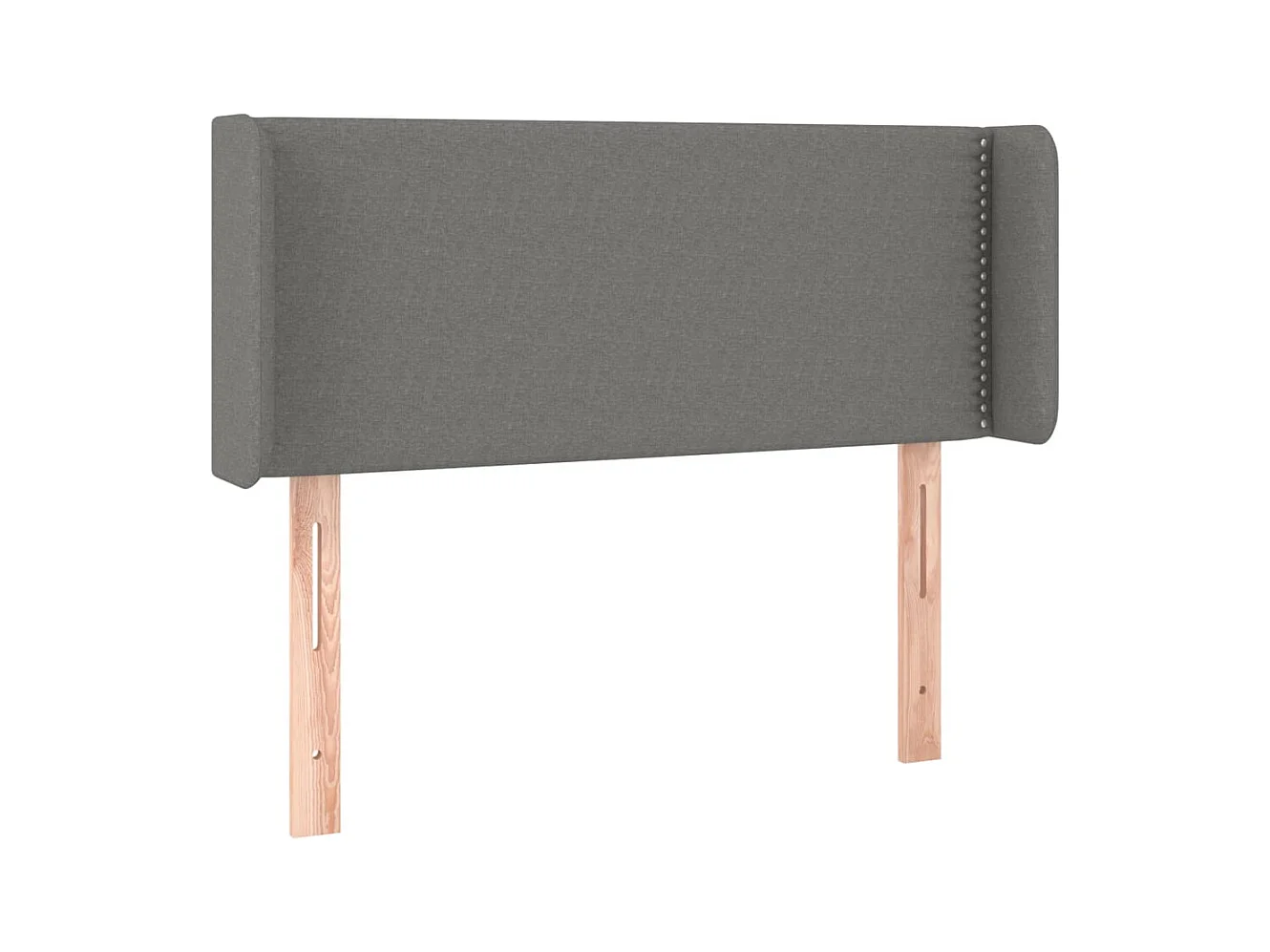 Tête de lit accessoire tissu grise 83 x 16 x 88 cm TDL0204901