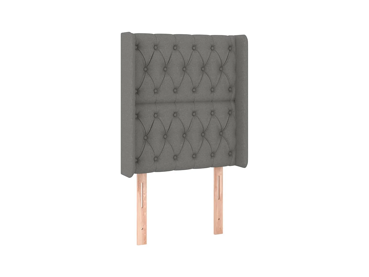 Tête de lit accessoire tissu grise 83 x 16 x 128 cm TDL0204910