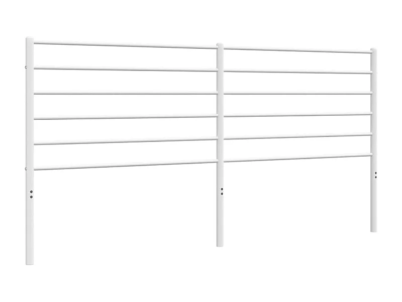 Tête de lit accessoire métal blanche 187 x 3 x 90 cm TDL0202468