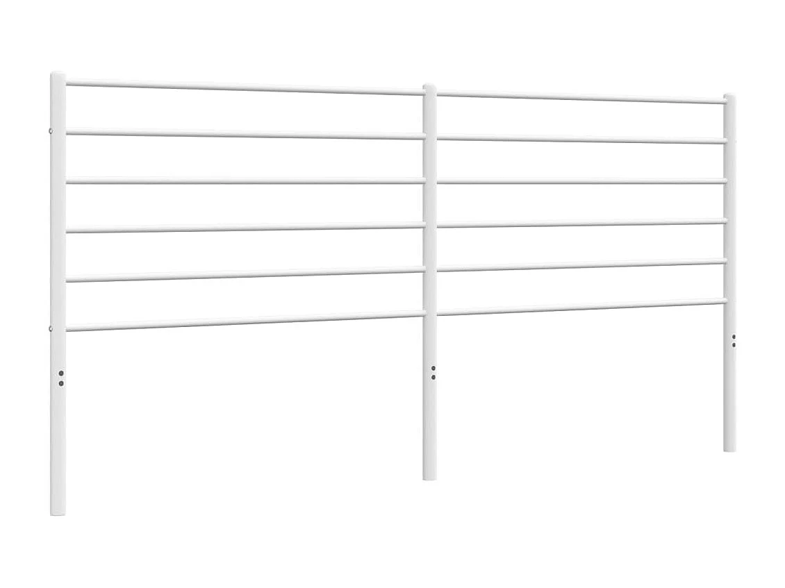 Tête de lit accessoire métal blanche 187 x 3 x 90 cm TDL0202468