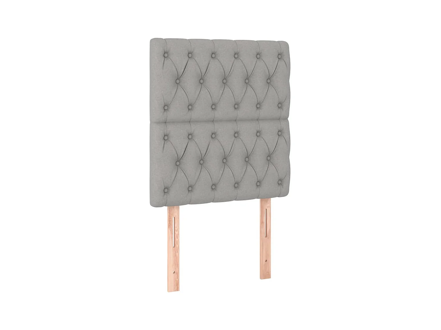 Tête de lit accessoire tissu grise 80 x 7 x 118 cm TDL0201264