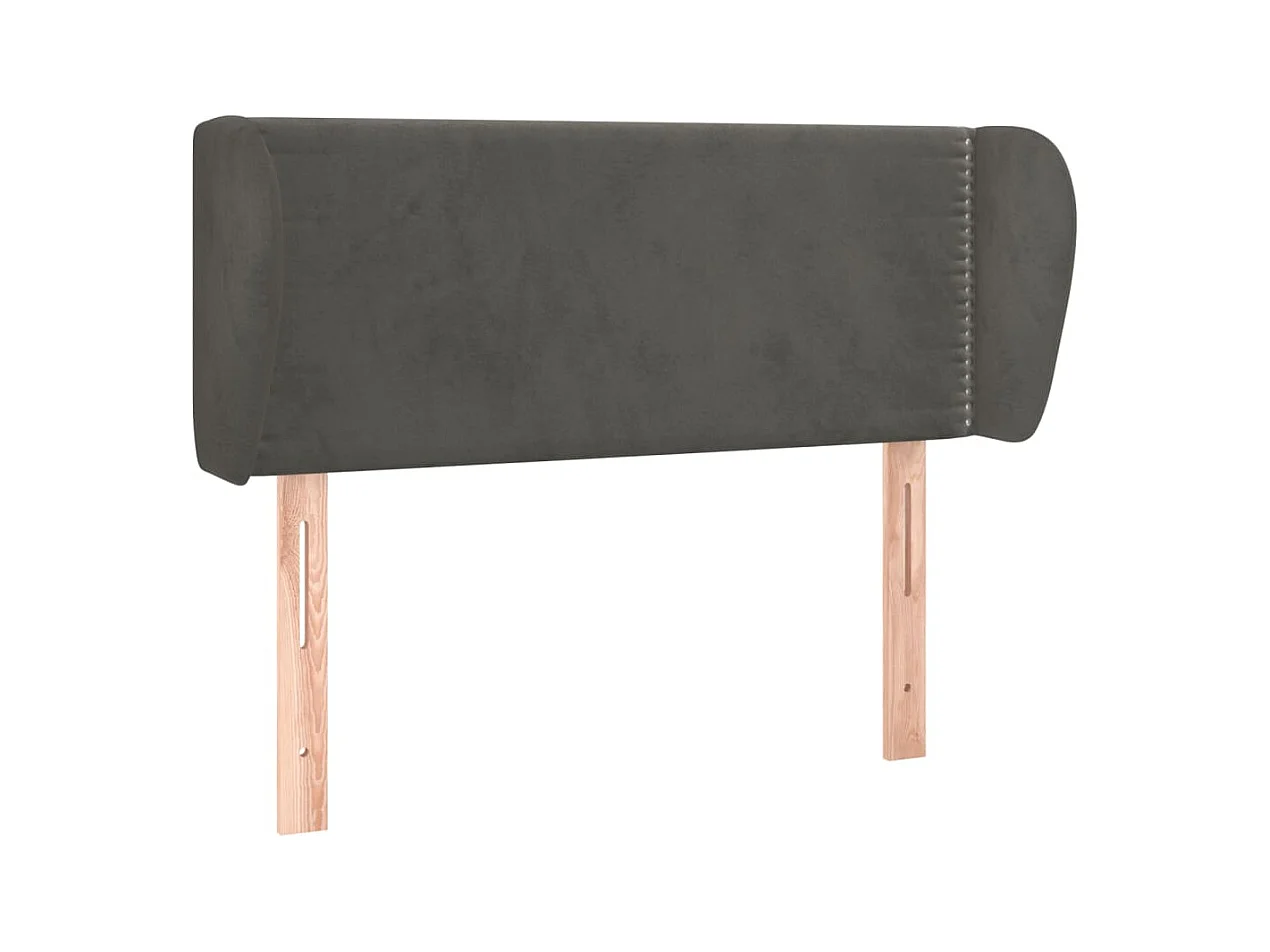 Tête de lit accessoire tissu grise 103 x 23 x 88 cm TDL0205030