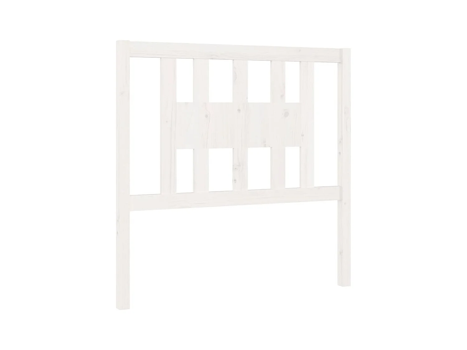 Tête de lit accessoire bois blanche 96 x 4 x 100 cm TDL0203655