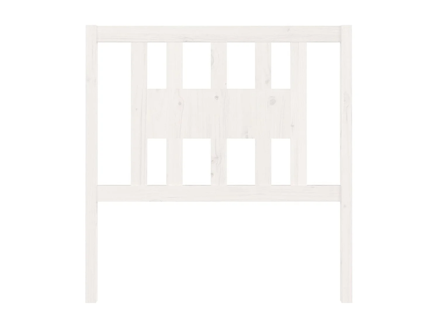 Tête de lit accessoire bois blanche 96 x 4 x 100 cm TDL0203655