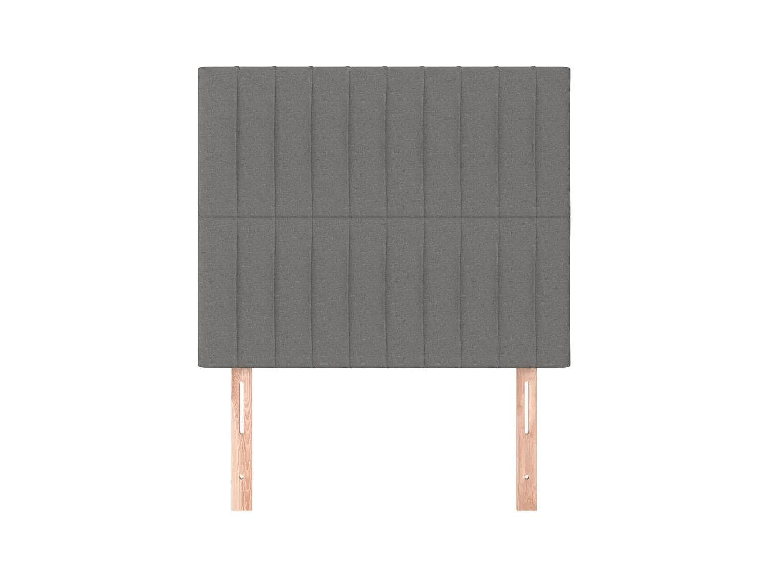 Tête de lit accessoire tissu grise 90 x 5 x 128 cm TDL0206345