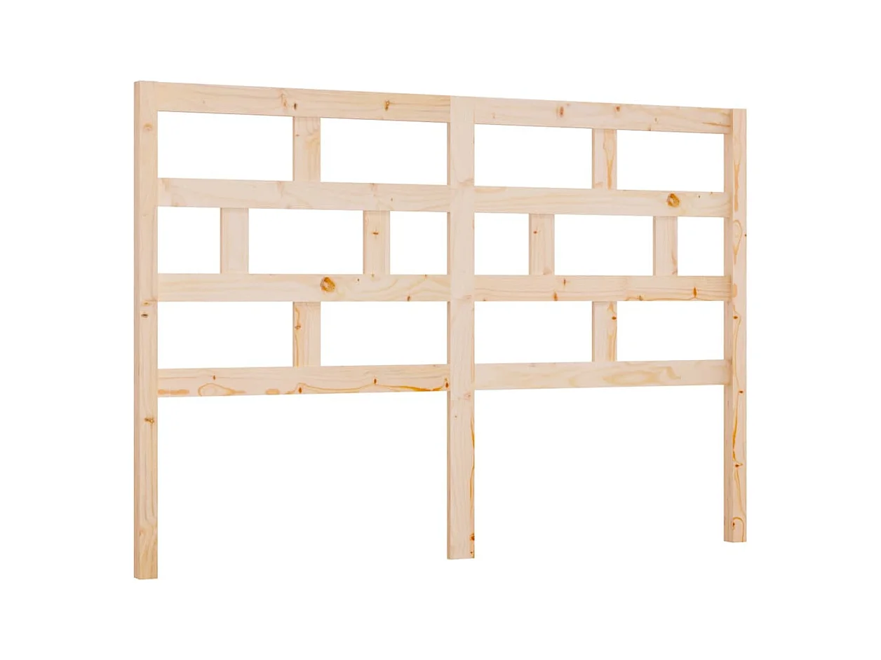 Tête de lit accessoire bois marron 126 x 4 x 100 cm TDL0206743