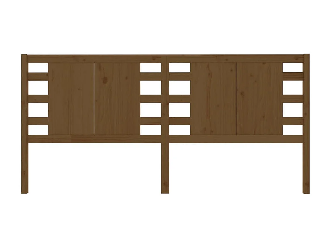 Tête de lit accessoire bois marron 126 x 4 x 100 cm TDL0203069
