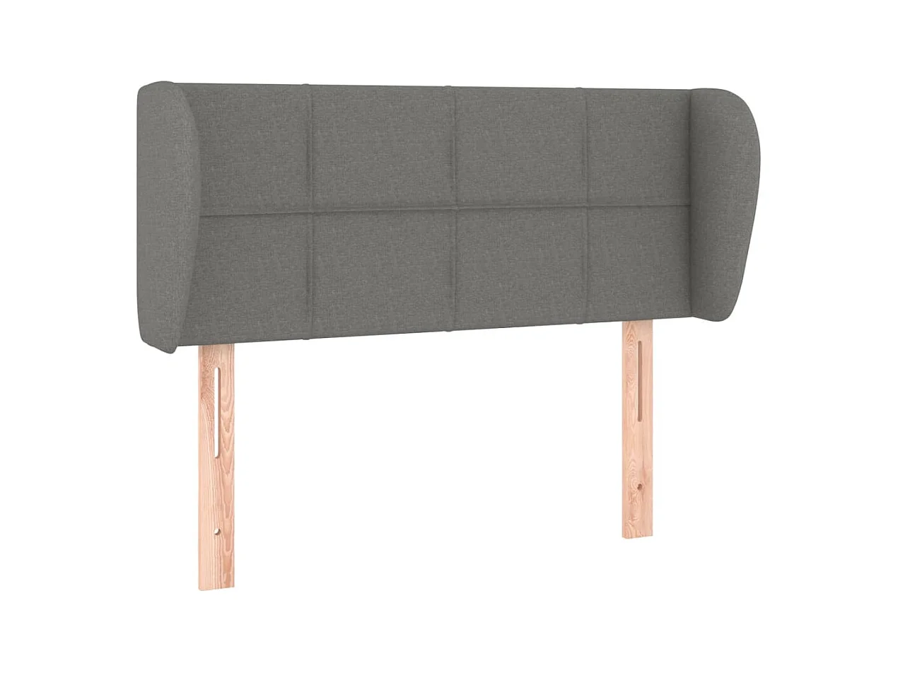 Tête de lit accessoire tissu grise 83 x 23 x 88 cm TDL0204882