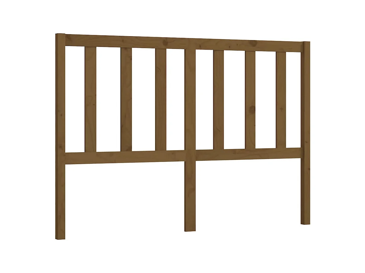 Tête de lit accessoire bois marron 166 x 4 x 100 cm TDL0202933