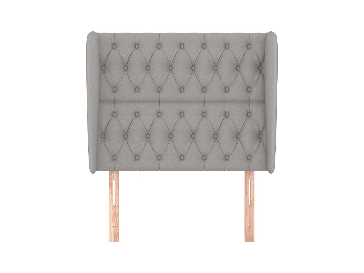 Tête de lit accessoire tissu grise 103 x 23 x 128 cm TDL0205296