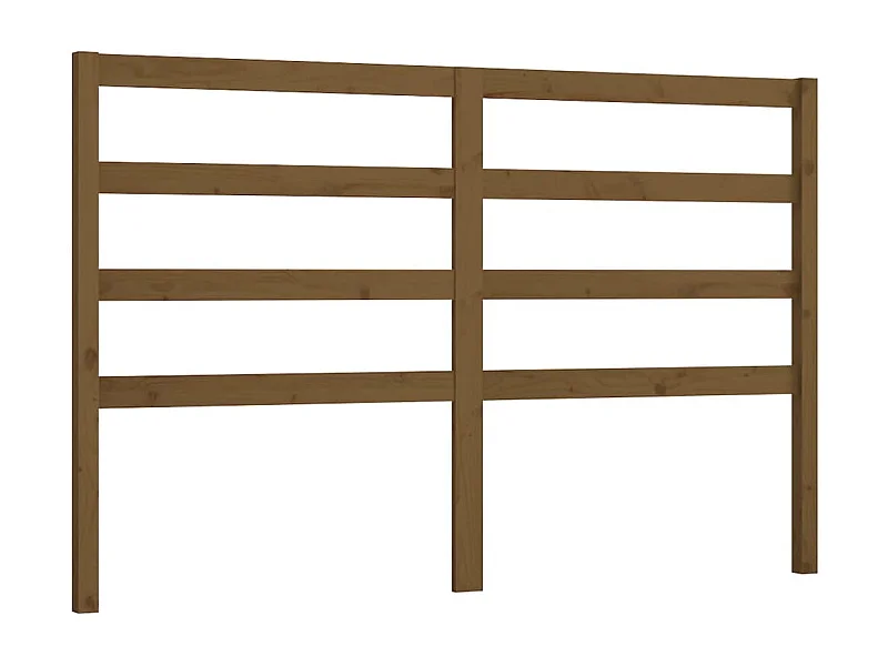 Tête de lit accessoire bois marron 146 x 4 x 100 cm TDL0202996