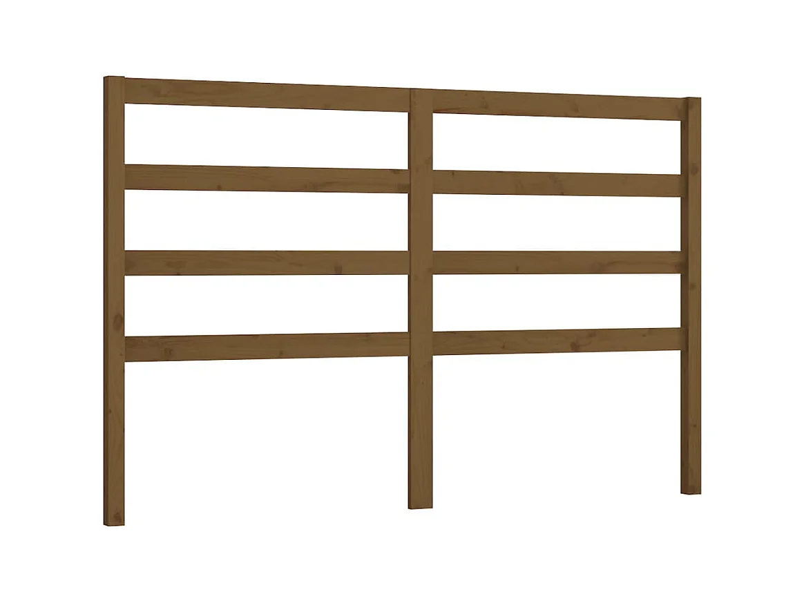 Tête de lit accessoire bois marron 146 x 4 x 100 cm TDL0202996