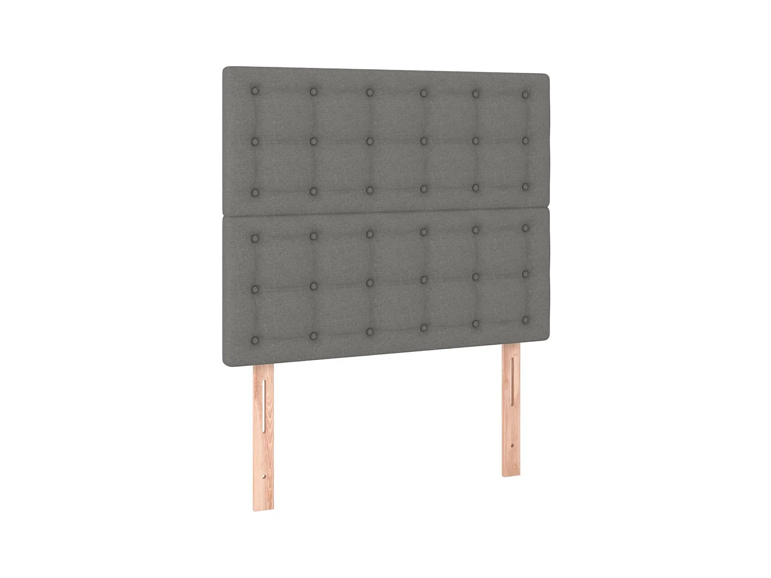 Tête de lit accessoire tissu grise 80 x 5 x 128 cm TDL0206358