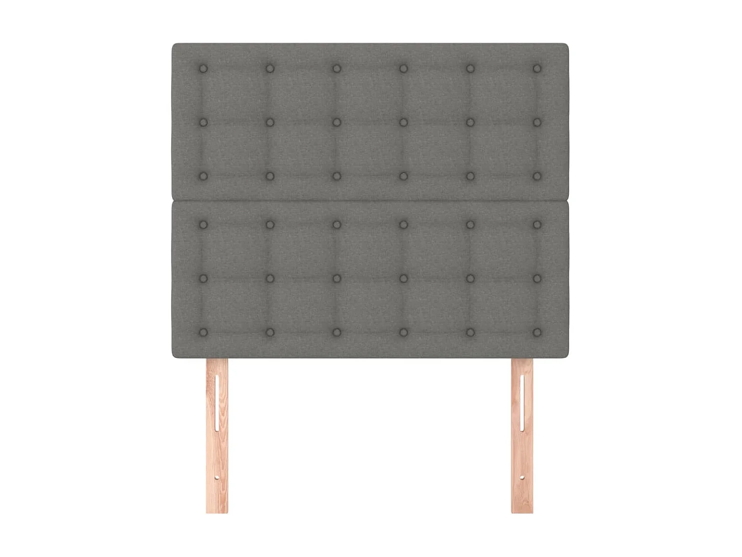 Tête de lit accessoire tissu grise 80 x 5 x 128 cm TDL0206358