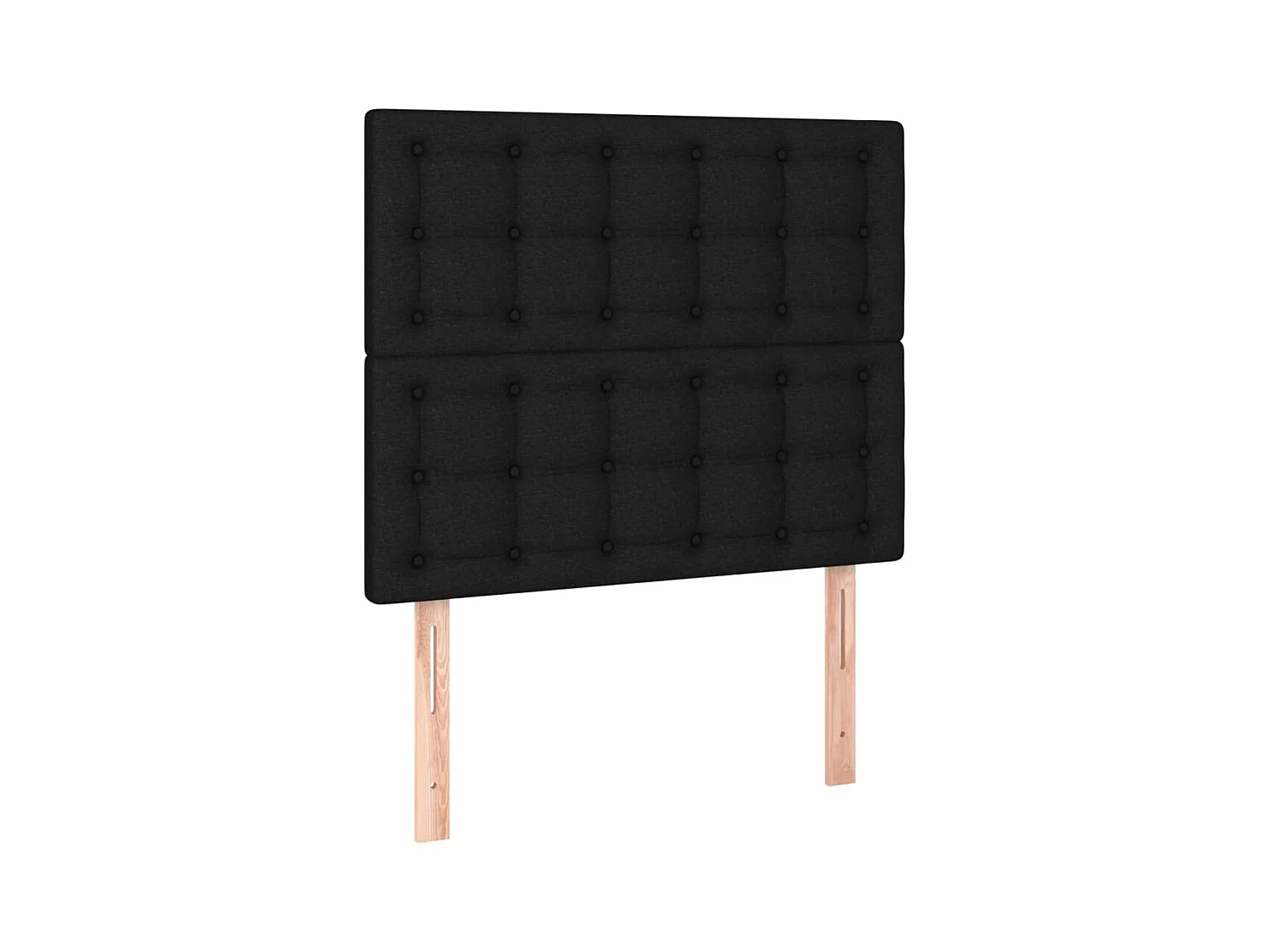 Tête de lit accessoire tissu noire 100 x 5 x 128 cm TDL0206277