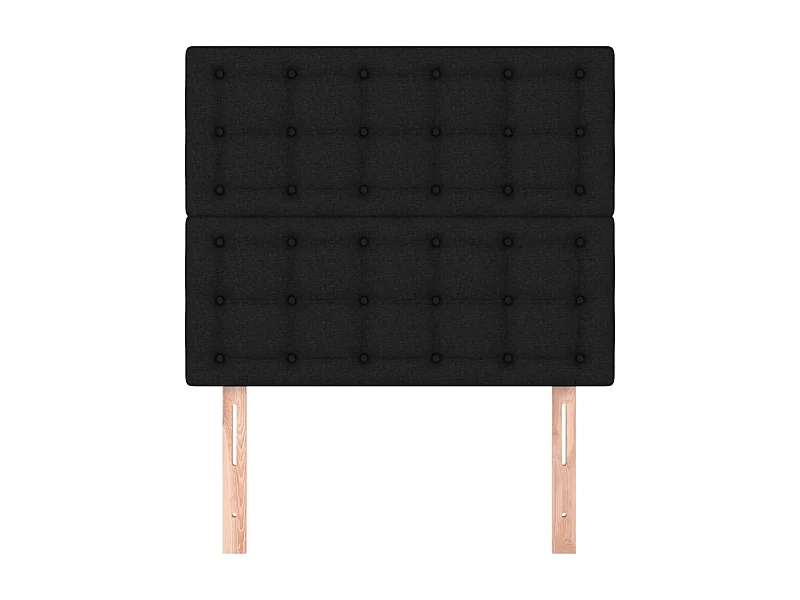 Tête de lit accessoire tissu noire 100 x 5 x 128 cm TDL0206277