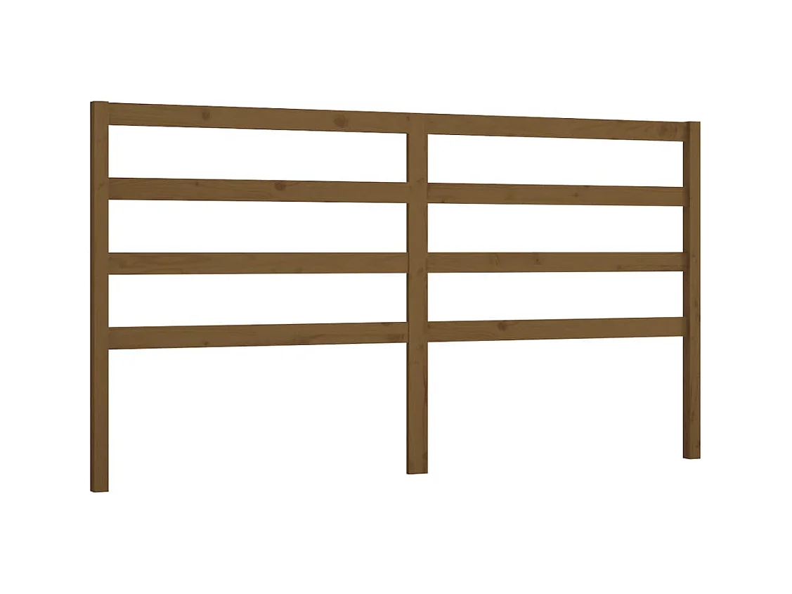 Tête de lit accessoire bois marron 206 x 4 x 100 cm TDL0202874