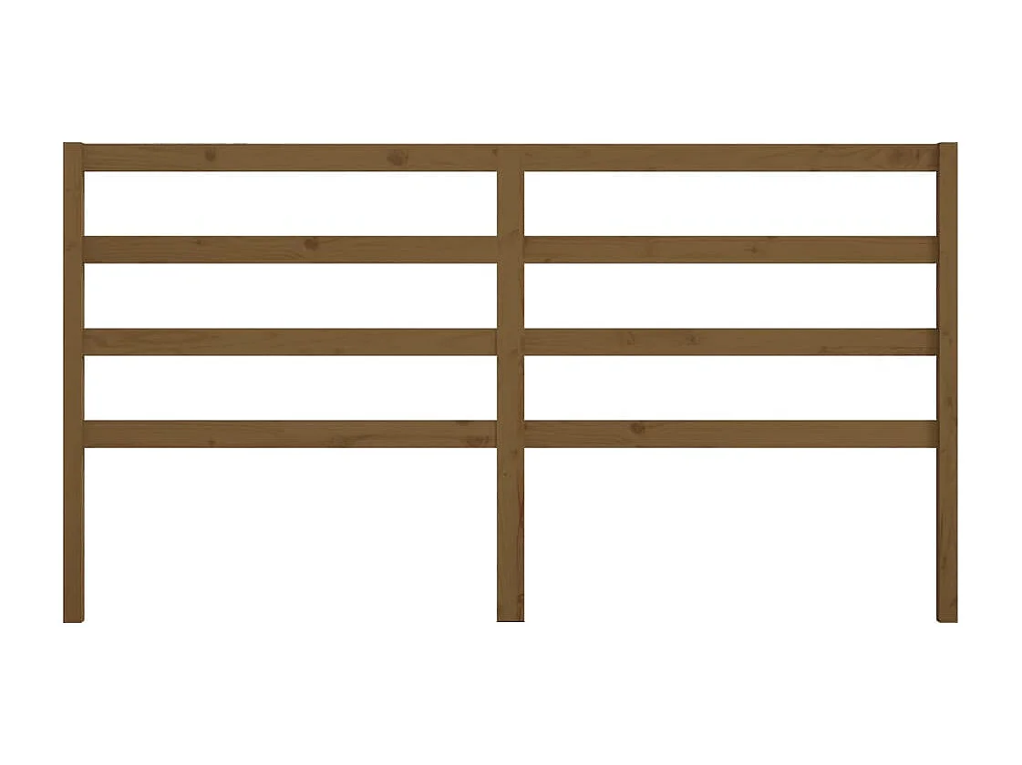 Tête de lit accessoire bois marron 206 x 4 x 100 cm TDL0202874