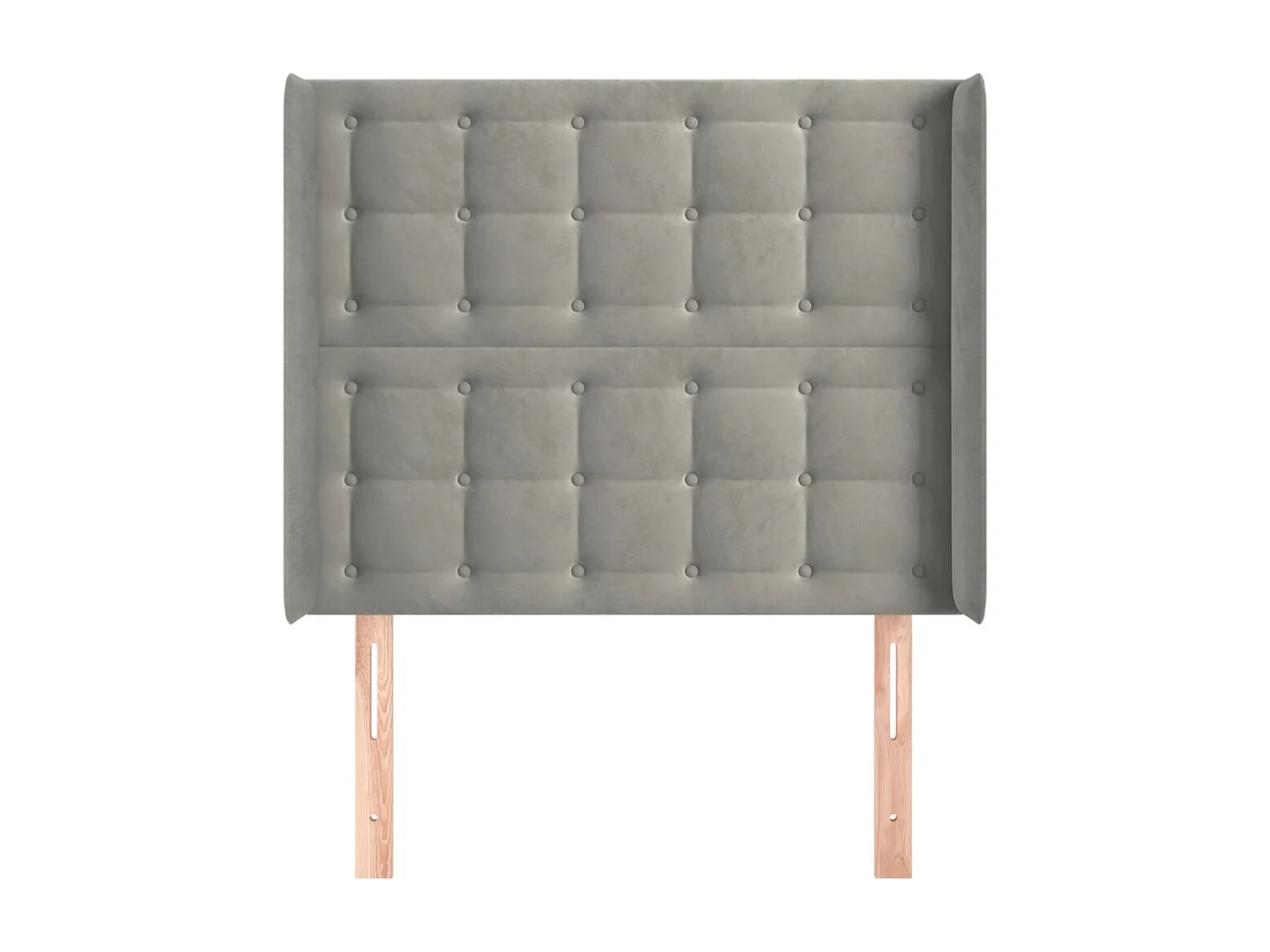 Tête de lit accessoire tissu grise 83 x 16 x 128 cm TDL0205145