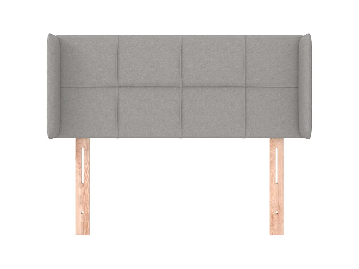 Tête de lit accessoire tissu grise 83 x 16 x 88 cm TDL0205141
