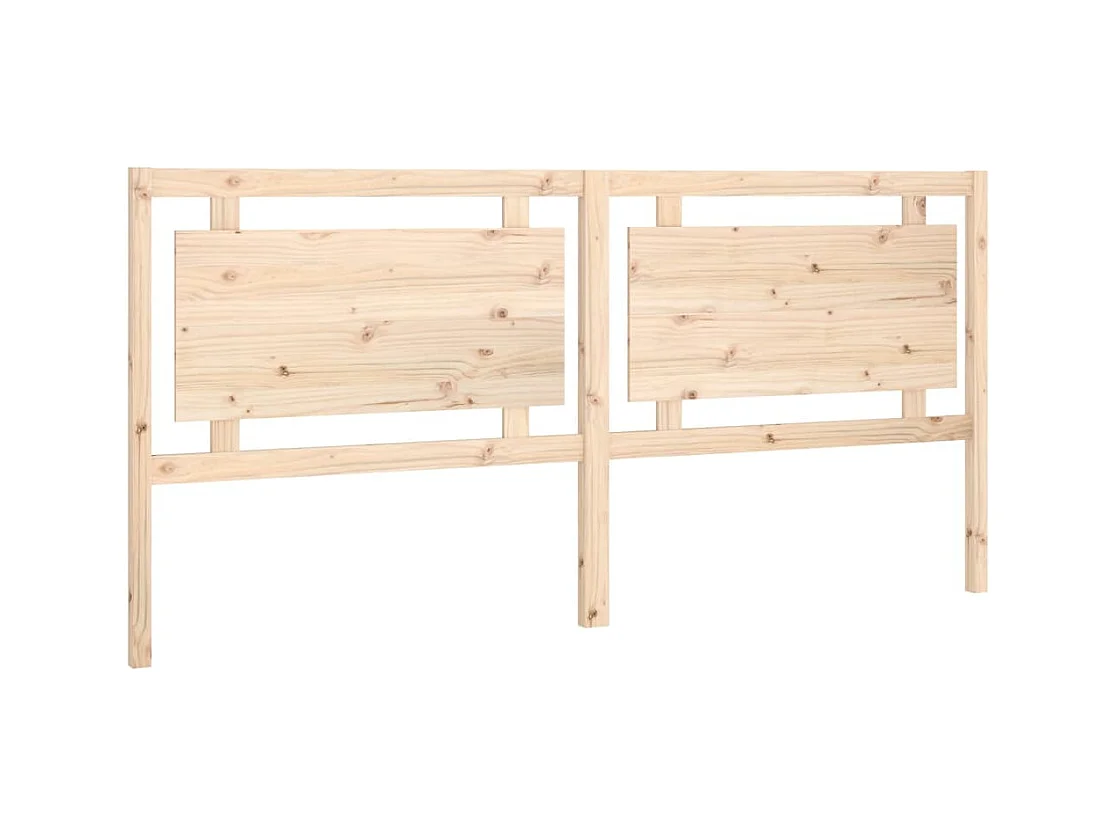 Tête de lit accessoire bois marron 205.5 x 4 x 100 cm TDL0206108