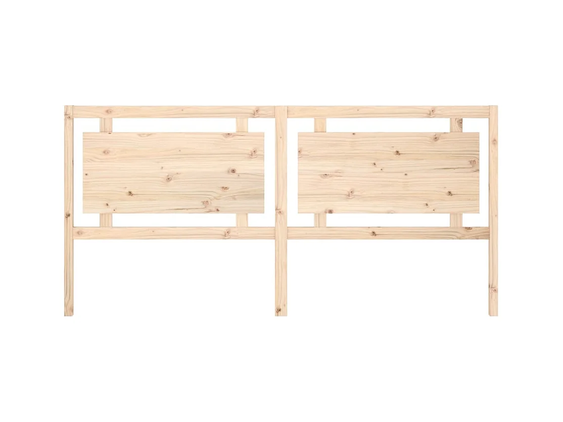 Tête de lit accessoire bois marron 205.5 x 4 x 100 cm TDL0206108