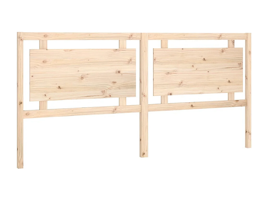 Tête de lit accessoire bois marron 205.5 x 4 x 100 cm TDL0206108