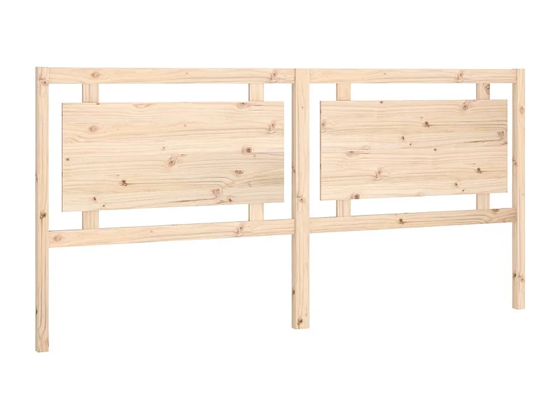 Tête de lit accessoire bois marron 205.5 x 4 x 100 cm TDL0206108