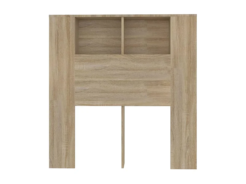 Tête de lit avec effet bois beige 100 x 18.5 x 104.5 cm TDL0200054