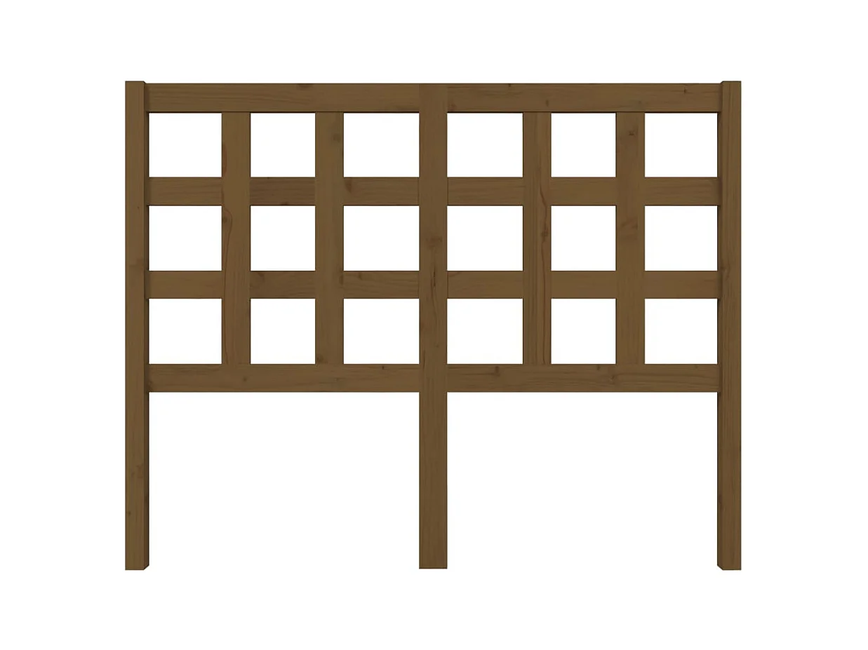 Tête de lit accessoire bois marron 125.5 x 4 x 100 cm TDL0203074