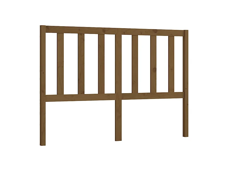Tête de lit accessoire bois marron 146 x 4 x 100 cm TDL0203005