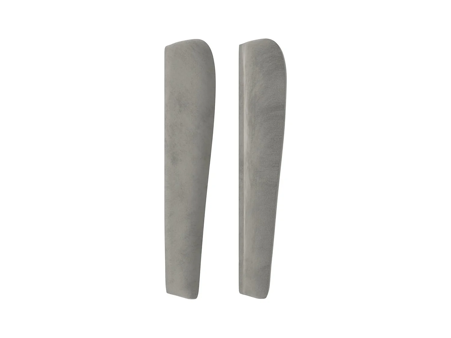 Tête de lit accessoire tissu grise 203 x 23 x 128 cm TDL0205164