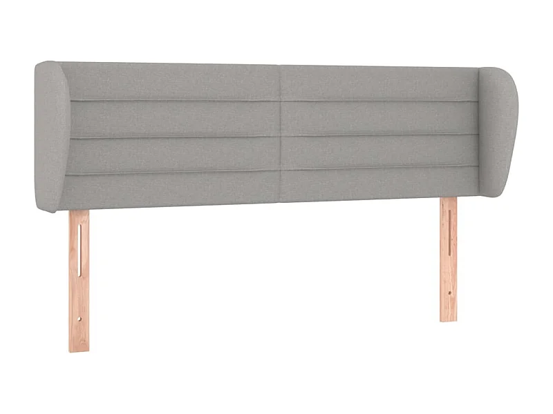 Tête de lit accessoire tissu grise 147 x 23 x 88 cm TDL0205238